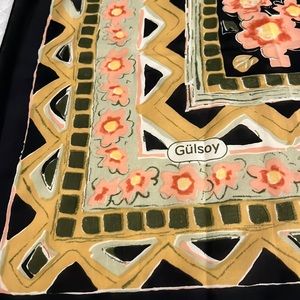 Multicolor 45” square scarf